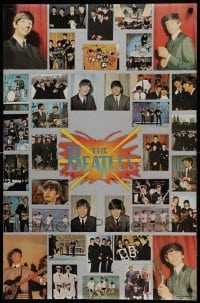 1r240 BEATLES 23x35 commercial poster '76 many images of the legendary band!