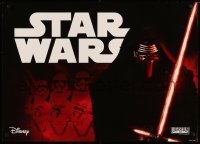 1r261 FORCE AWAKENS 26x36 commercial poster '15 Star Wars: Episode VII, Kylo Ren, stormtroopers!