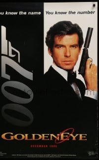 1r266 GOLDENEYE 27x39 Dutch commercial poster '95 Pierce Brosnan as James Bond!