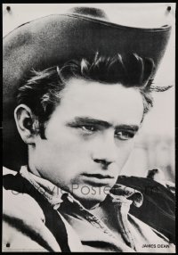 1r273 JAMES DEAN 27x39 Italian commercial poster '85 portrait in cowboy hat from Giant!