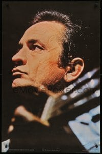 1r279 JOHNNY CASH 25x38 English commercial poster '71 cool close-up image w/guitar!