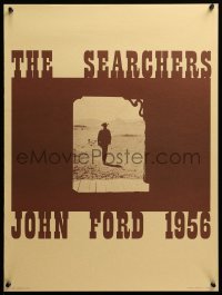 1r305 SEARCHERS 18x24 commercial poster '72 John Ford classic, different image of John Wayne!