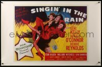 1r306 SINGIN' IN THE RAIN 22x34 commercial poster '83 art of Gene Kelly, O'Connor & Reynolds!