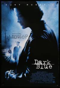 1r573 DARK BLUE DS 1sh '02 cool profile image of Kurt Russell, sworn to protect, sworn to secrecy!