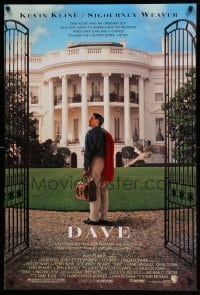 1r579 DAVE DS 1sh '93 directed by Ivan Reitman, Kevin Kline as impostor president!