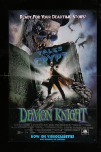 1r171 DEMON KNIGHT 27x40 video poster '95 Zane, Tales from the Crypt, Crypt-Keeper, Billy Zane!