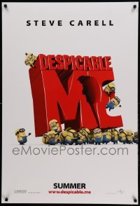 1r585 DESPICABLE ME advance DS 1sh '10 Summer style, Steve Carell, cute CGI, superbad, superdad!