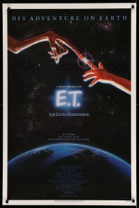 1r594 E.T. THE EXTRA TERRESTRIAL studio style 1sh '82 Steven Spielberg classic, John Alvin art!