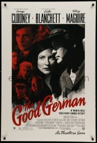 1r632 GOOD GERMAN advance DS 1sh '06 Steven Soderbergh directed, Clooney & pretty Cate Blanchett!