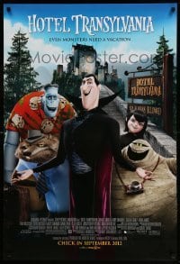 1r658 HOTEL TRANSYLVANIA advance DS 1sh '12 even monsters need a vacation!