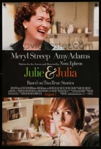 1r700 JULIE & JULIA advance DS 1sh '09 Meryl Streep as Julia Childs, Amy Adams!