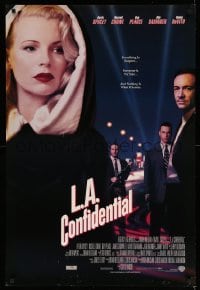 1r716 L.A. CONFIDENTIAL int'l 1sh '97 cast image of sexy Kim Basinger, Spacey, Crowe,Pearce & DeVito