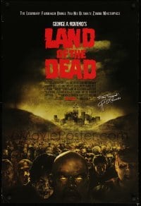 1r719 LAND OF THE DEAD advance DS 1sh '05 George Romero zombie horror masterpiece, stay scared!