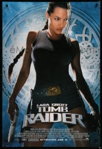 1r721 LARA CROFT TOMB RAIDER advance DS 1sh '01 sexy Angelina Jolie, from popular video game!