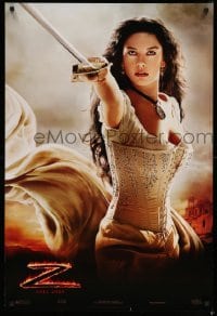 1r726 LEGEND OF ZORRO teaser DS 1sh '05 Antonio Banderas is Zorro, sexy Catherine Zeta-Jones!