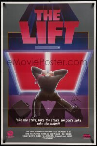 1r192 LIFT 27x41 video poster '83 De Lift, for God's sake, take the stairs!