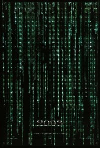 1r759 MATRIX RELOADED holofoil teaser 1sh '03 Keanu Reeves, free your mind in 2003!