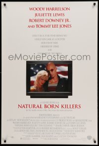 1r786 NATURAL BORN KILLERS DS 1sh '94 Oliver Stone, Woody Harrelson & Juliette Lewis on TV!
