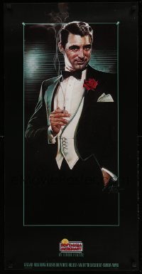 1r201 NOSTALGIA MERCHANT 20x40 video poster '86 cool Drew Struzan art of smoking Cary Grant!