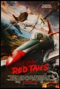 1r840 RED TAILS style A advance DS 1sh '12 Cuba Gooding Jr & Terence Howard as WWII fighter pilots!