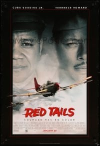 1r842 RED TAILS style C advance DS 1sh '12 Cuba Gooding Jr & Terence Howard as WWII fighter pilots!