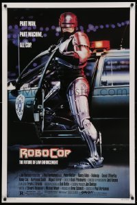 1r859 ROBOCOP 1sh '87 Paul Verhoeven classic, Peter Weller is part man, part machine, all cop!