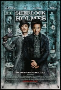 1r880 SHERLOCK HOLMES advance DS 1sh '09 Guy Ritchie directed, Robert Downey Jr., Jude Law!
