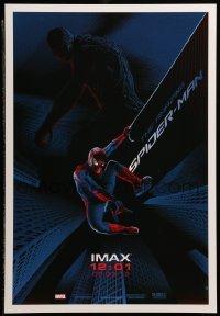 1r130 AMAZING SPIDER-MAN IMAX mini poster '12 art of Andrew Garfield by Laurent Durieux!