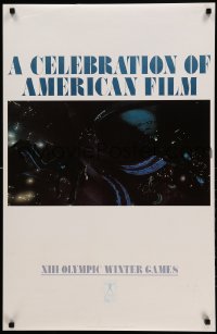 1r343 CELEBRATION OF AMERICAN FILM 2-sided 22x34 special '79 Winter Olympics, Gone with the Wind!
