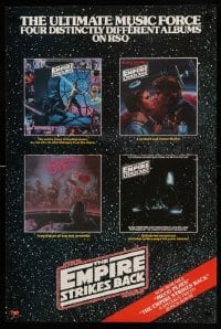1r098 EMPIRE STRIKES BACK 24x36 music poster '80 ultimate music force, art from four albums!