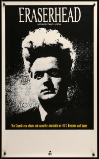 1r099 ERASERHEAD 17x28 music poster '77 David Lynch, Jack Nance, surreal fantasy horror!