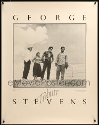 1r071 GEORGE STEVENS TRIBUTE #34/500 22x28 art print '81 pictured with Taylor and cast from Giant!
