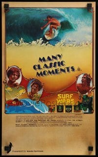 1r401 MANY CLASSIC MOMENTS 11x17 Australian special '78 surfing, wacky Surf Wars cartoon as well!