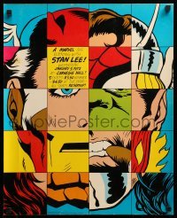 1r403 MARVEL-OUS EVENING WITH STAN LEE 18x23 special '72 artwork by George Delmerico, rare!
