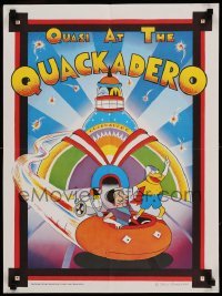 1r418 QUASI AT THE QUACKADERO 18x25 special '76 wacky surreal cartoon by Cruikshank!