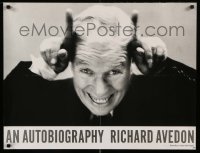 1r422 RICHARD AVEDON 2-sided 23x30 special '90s great images of Charles Chaplin, Monroe, Alcindor!