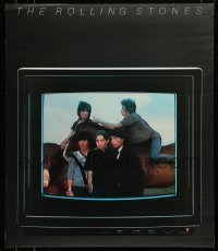 1r110 ROLLING STONES 24x28 music poster '81 Mick Jagger, Keith Richards, cool TV image!