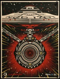 1r429 STAR TREK BEYOND 18x24 special '16 Starship Enterprise by Jeffrey Everett, Cinemark RealD 3D!