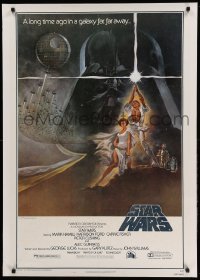 1r930 STAR WARS style A fourth printing 1sh '77 George Lucas classic sci-fi epic, art by Tom Jung!
