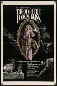 1r950 THROUGH THE LOOKING GLASS 1sh '76 the first motion picture that explores supernatural sex!