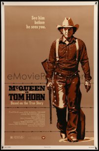 1r959 TOM HORN 1sh '80 they couldn't bring enough men to bring Steve McQueen down!