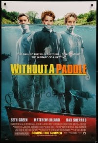 1r991 WITHOUT A PADDLE advance DS 1sh '04 Seth Green, Matthew Lillard, Dax Shepard in water!