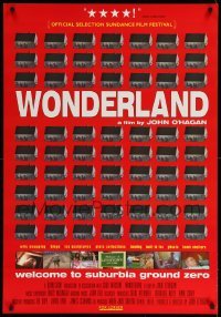 1r994 WONDERLAND 1sh '97 Levittown, Long Island, New York documentary, suburbia!