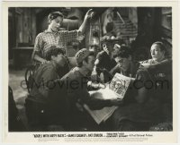 1s074 ANGELS WITH DIRTY FACES 8.25x10 still '38 The Dead End Kids reading newspaper headline!