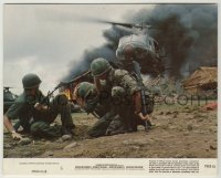 1s007 APOCALYPSE NOW 8x10 mini LC #6 '79 soldiers by helicopter with Death From Above on front!