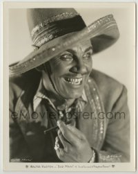 1s103 BAD MAN 8x10.25 still '30 best close up of Mexican Walter Huston wearing sombrero!