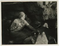 1s113 BEACHCOMBER 7.75x10 still '38 close up of Elsa Lanchester with scissors hiding in cave!