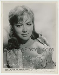 1s125 BETH ROGAN 8x10.25 still '61 sexy close portrait wearing lace from Mysterious Island!