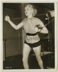 1s127 BETTY GRABLE candid 8.25x10.25 still '35 at the gym in training for her next movie by Coburn!