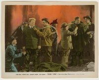 1s002 BOOM TOWN color-glos 8x10.25 still '40 Spencer Tracy & Clark Gable with firemen by inferno!